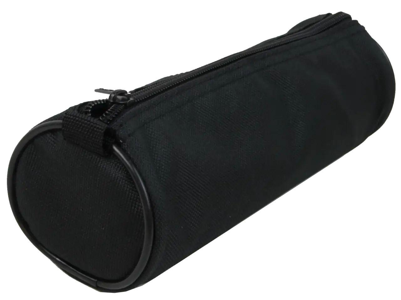 Пенал шкільний Conso циліндричний Чорний (0520000014w-1 black)
