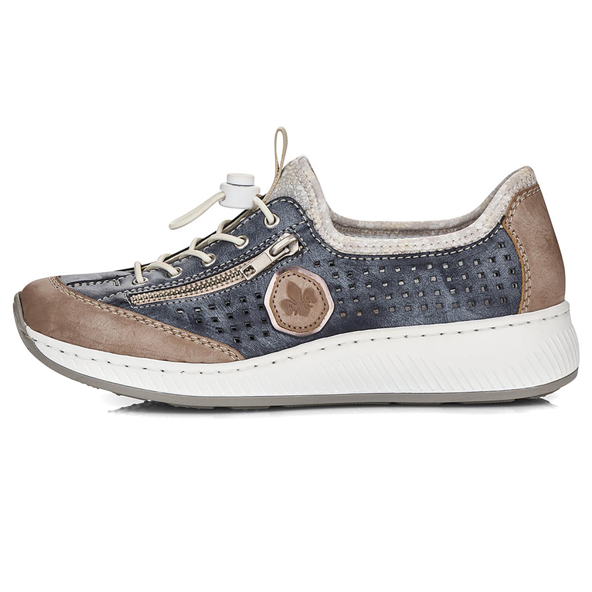 Кроссовки весенние женские Rieker р. 41 Синий/коричневый (089334-41) - фото 8 Кроссовки весенние женские Rieker р. 41 Синий/коричневый (089334-41) - фото 8