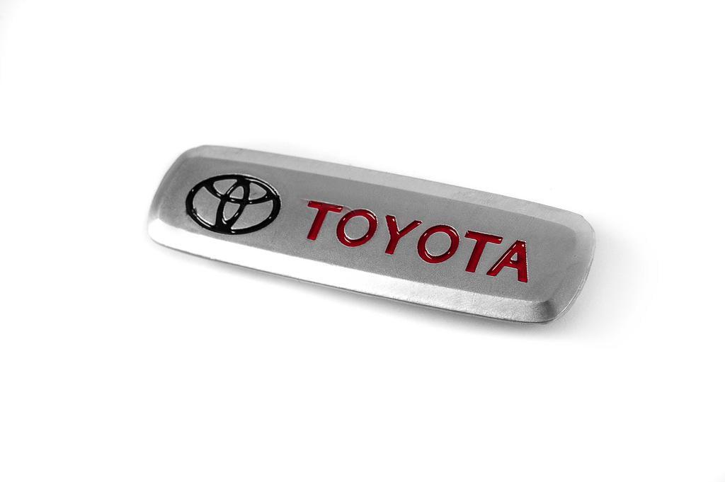 Шильдик для ковриков Digital Designs для Toyota алюминий 1 шт. Серый (132648)