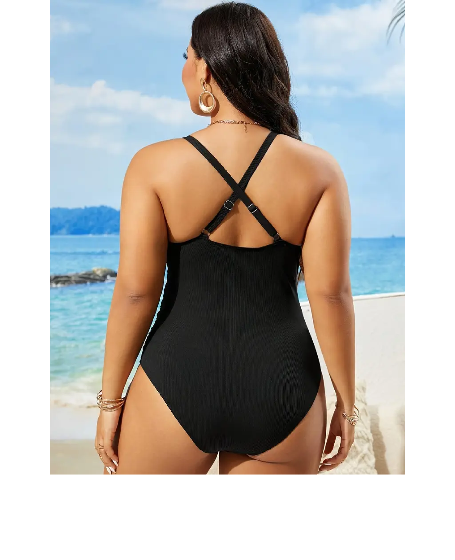 Купальник Diamond JL394349 4XL Черный - фото 3 Купальник Diamond JL394349 4XL Черный - фото 3