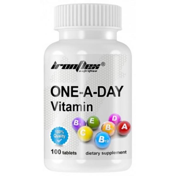 Витаминно-минеральный комплекс для спорта IronFlex Vitamin One-A-Day 100 табл. (24159912)