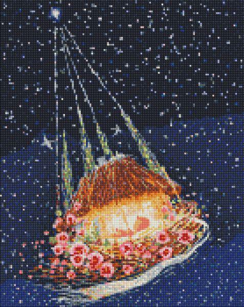 Алмазная мозаика Идейка Колыбель с голограммными стразами 40x50 см (Id-AMO7701)