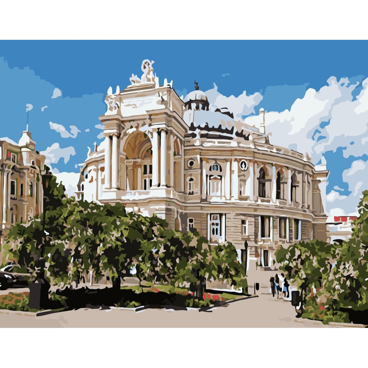 Картина по номерам Strateg Премиум Прекрасный оперный театр 30x40 см (SS-6584)