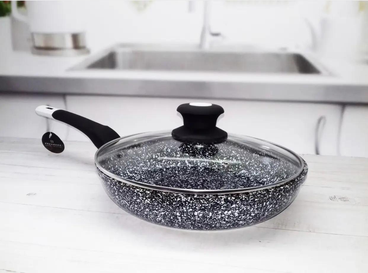 Сковорода для індукційної плити Edenberg EB-9165 з гранітним антипригарним покриттям 22 см (2530554795) - фото 3 Сковорода для індукційної плити Edenberg EB-9165 з гранітним антипригарним покриттям 22 см (2530554795) - фото 3