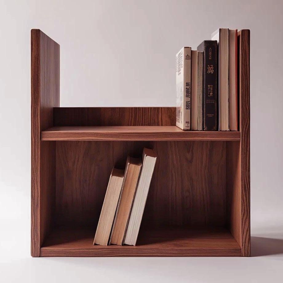 Полка книжная настольная из дерева Моспер Шафран (КПА-040206)