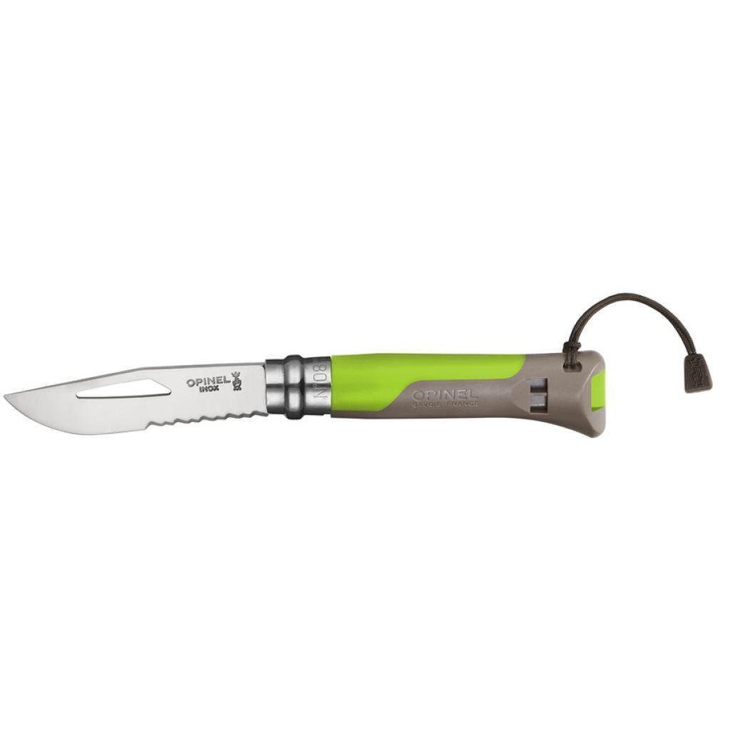 Ніж складаний мисливський Opinel №8 Outdoor Зелений (m374667)