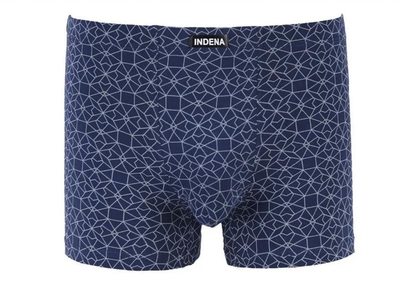 Мужские боксеры стрейчевые INDENA L р. 44-46 2 шт. Темно-синий (81008)