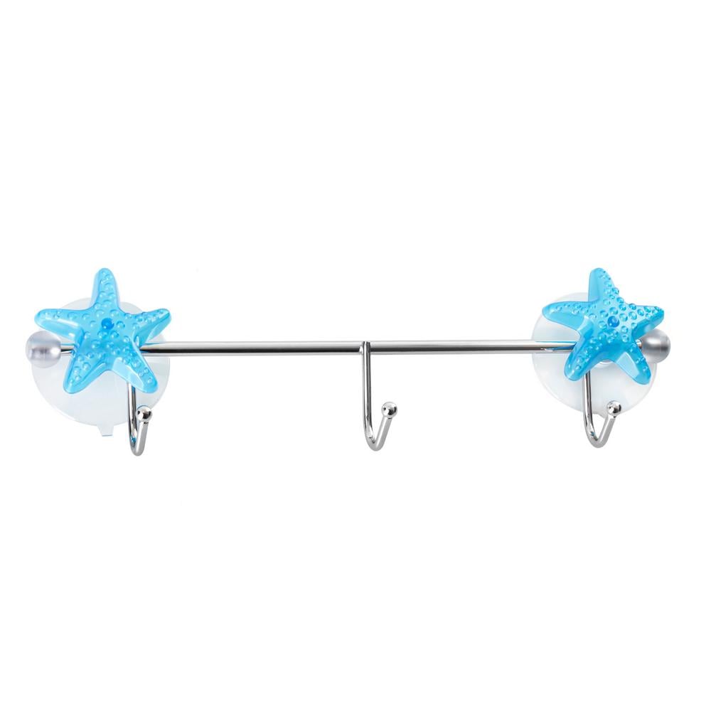 Вешалка настенная AWD interior на 3 крючка 4x10,5x8 cм метал хромированный (AWD02090215)