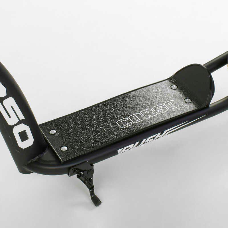 Самокат детский Corso надувные колеса 12" ручной передний тормоз Black (86792) - фото 12 Самокат детский Corso надувные колеса 12" ручной передний тормоз Black (86792) - фото 12