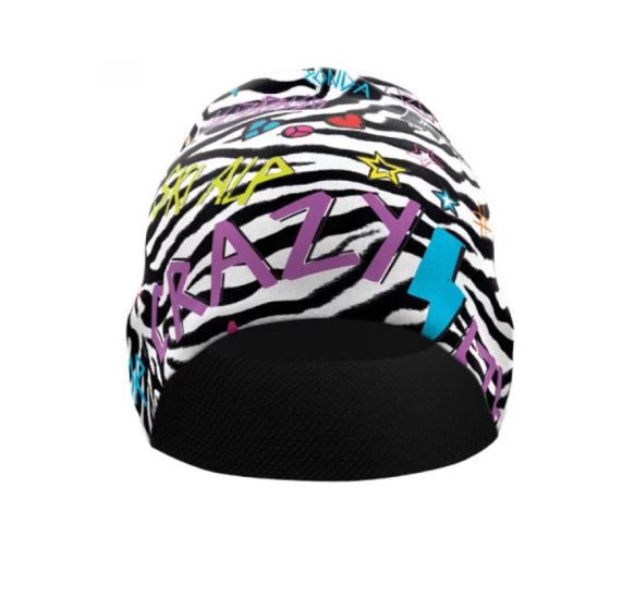 Шапка жіноча з петлею за потилицею Spire thermo Woman M Black-Zebra