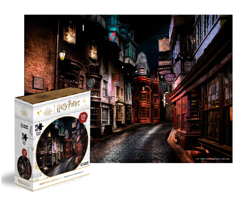 Пазл деревянный классический Woods Story Гарри Поттер Аллея Диагон XL (wsda011-XL)
