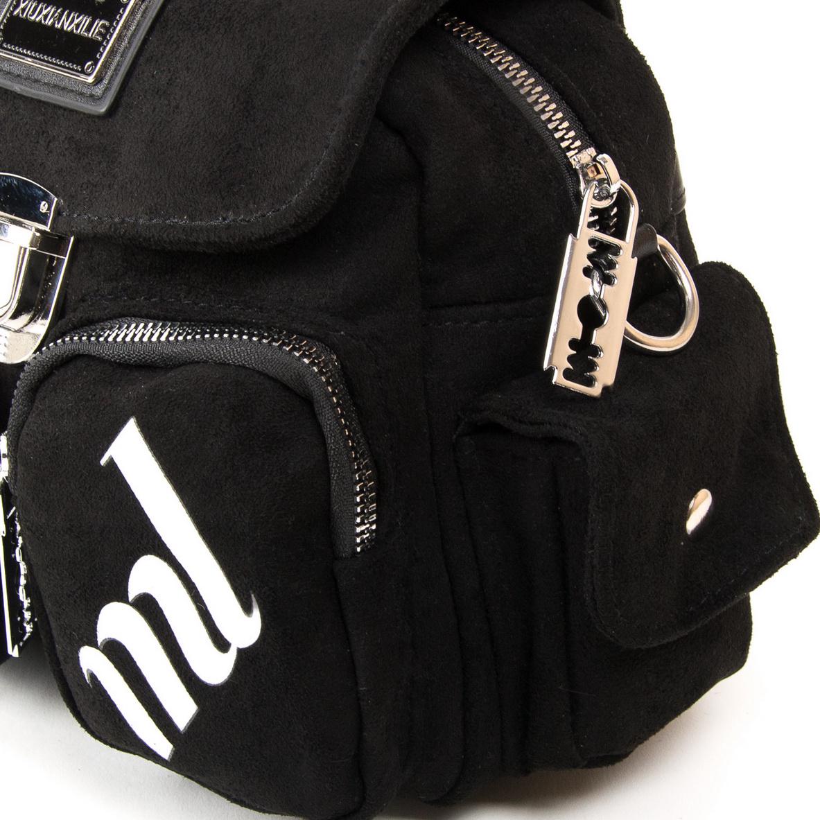 Женская модельная сумка-рюкзак из замша Fashion 2105 Черный - фото 3 Женская модельная сумка-рюкзак из замша Fashion 2105 Черный - фото 3