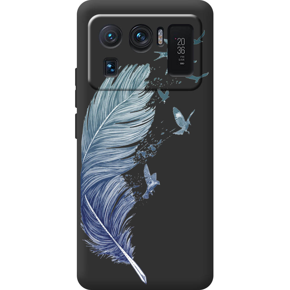 Чехол BoxFace Xiaomi Mi 11 Ultra Feather Черный силикон (44424-cc38-44449)