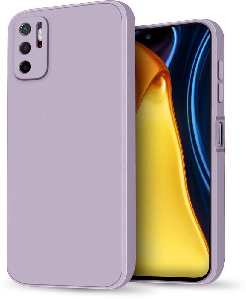 Силиконовый чехол HardCorner Xiaomi Poco M3 Pro 5G (с микрофиброй) Lilac (34854-3B)