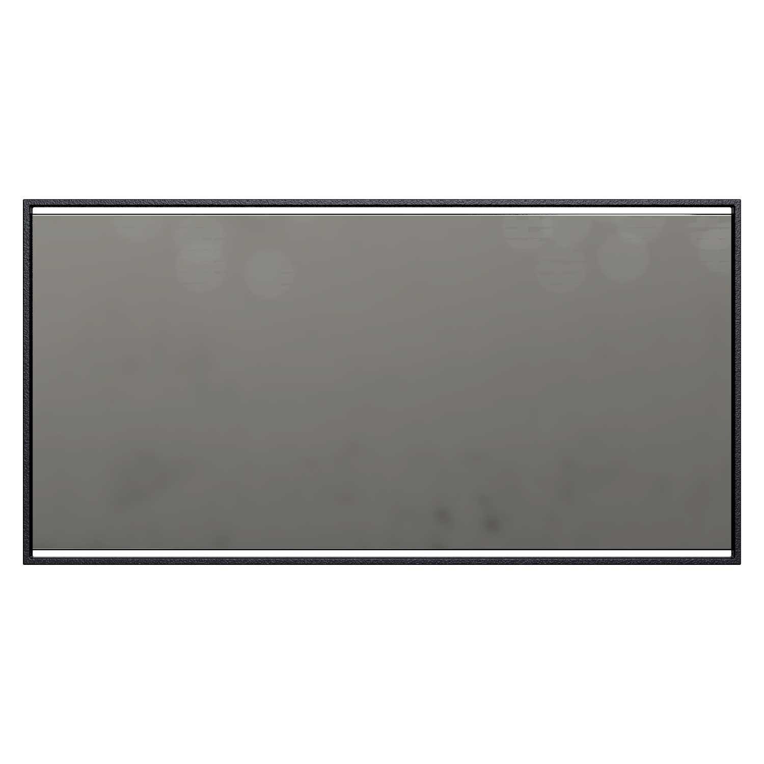 Зеркало Ascet металлический каркас 1000x500x20 мм Черный (GAAS01010000030)