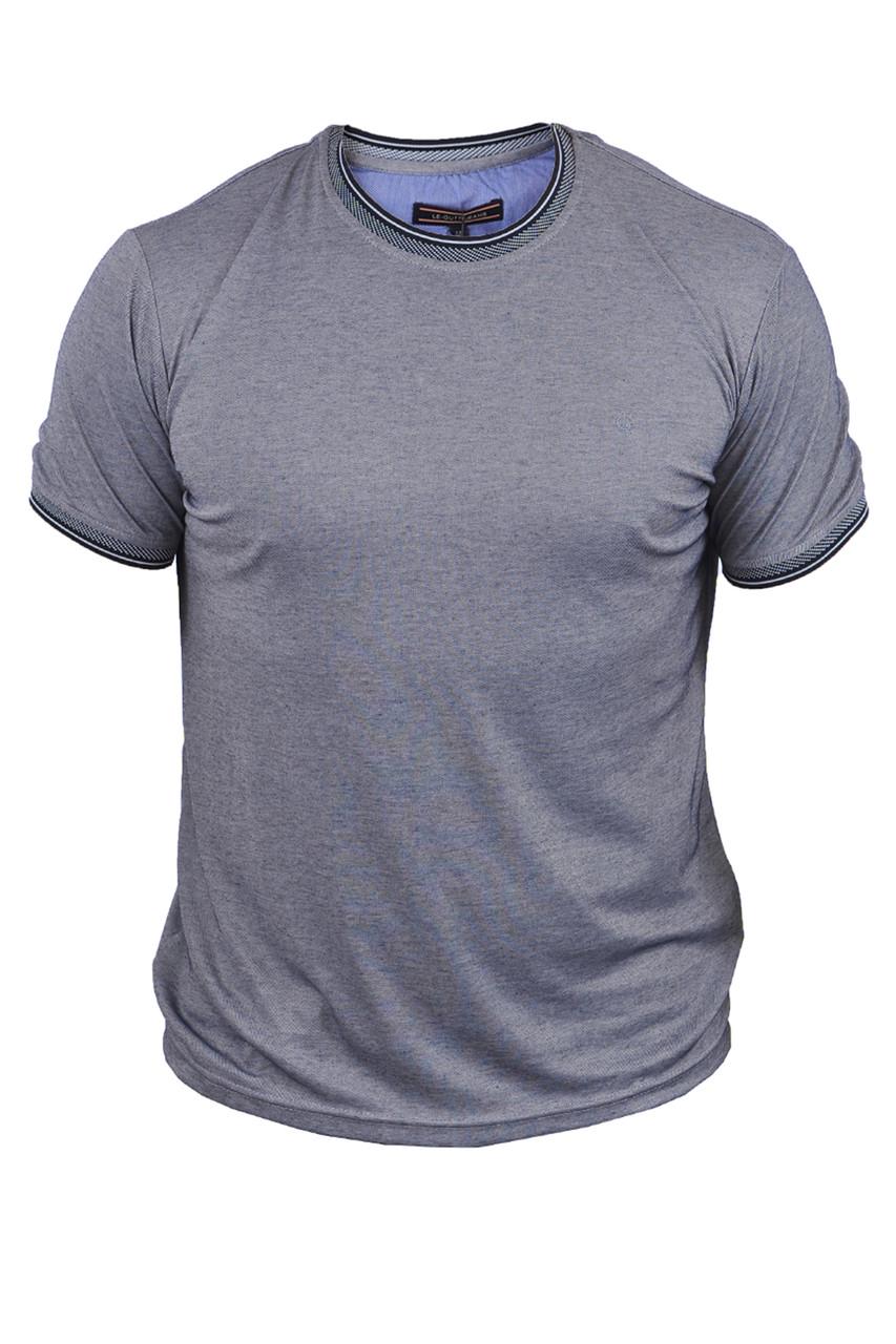 Футболка чоловіча Le Gutti 23-1533-46 XL Cиній