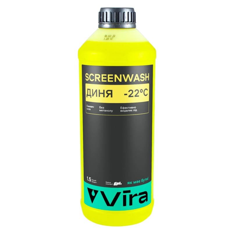 Омивач скла зимовий VIRA -22 °С Диня 1,5 л (VI0500)