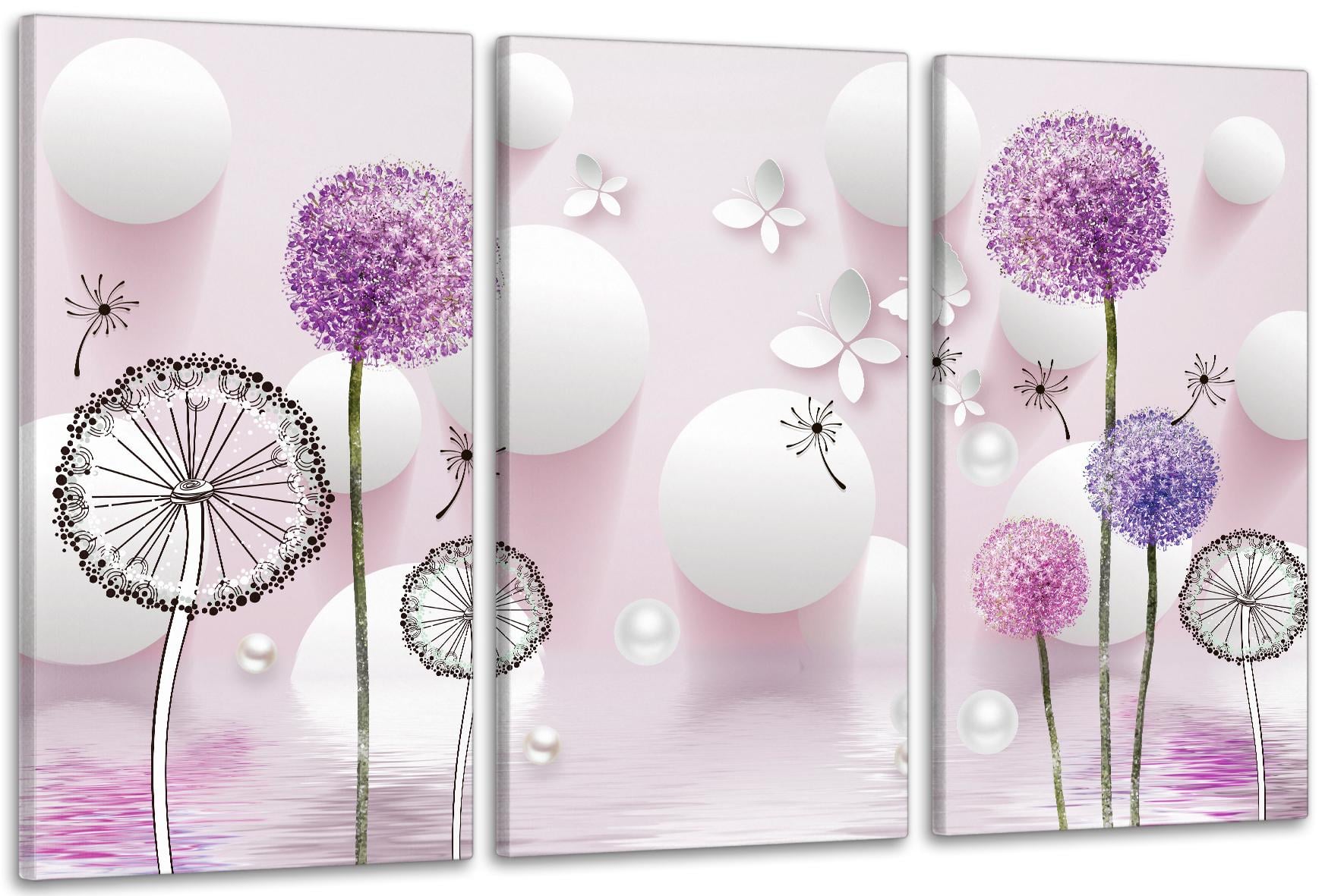 Картина модульна у вітальню/спальню Квіти 100х150 см (ART-71_3A)