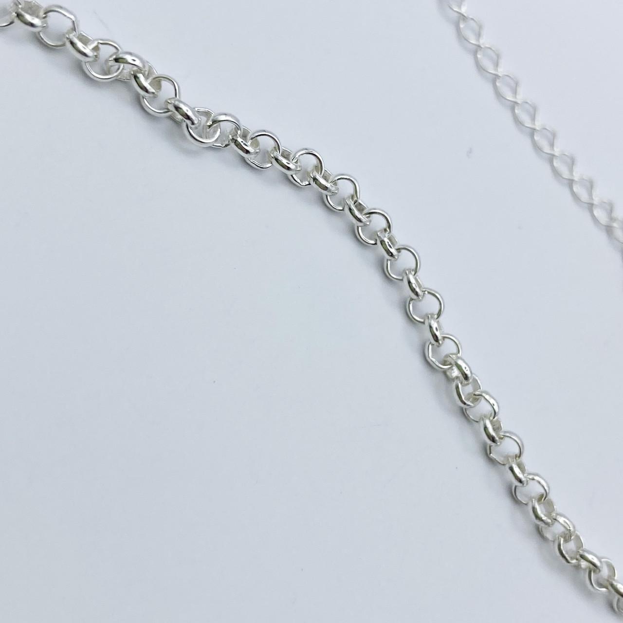 Цепочка серебряная Якорь круглый 55 см 6,9 г