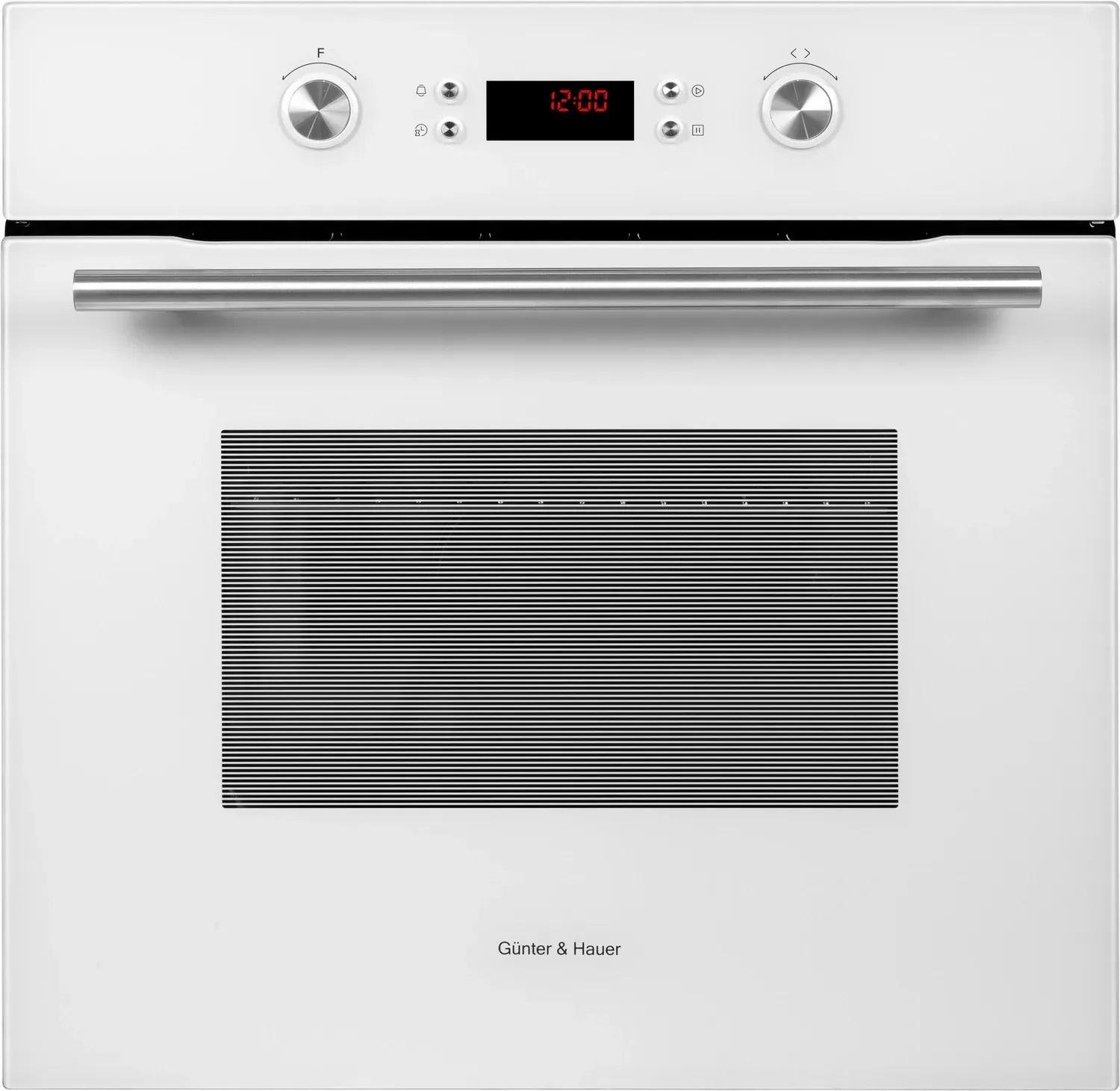 Духовой шкаф электрический Gunter&Hauer EOM 867 WH с грилем и конвекцией Белый - фото 3