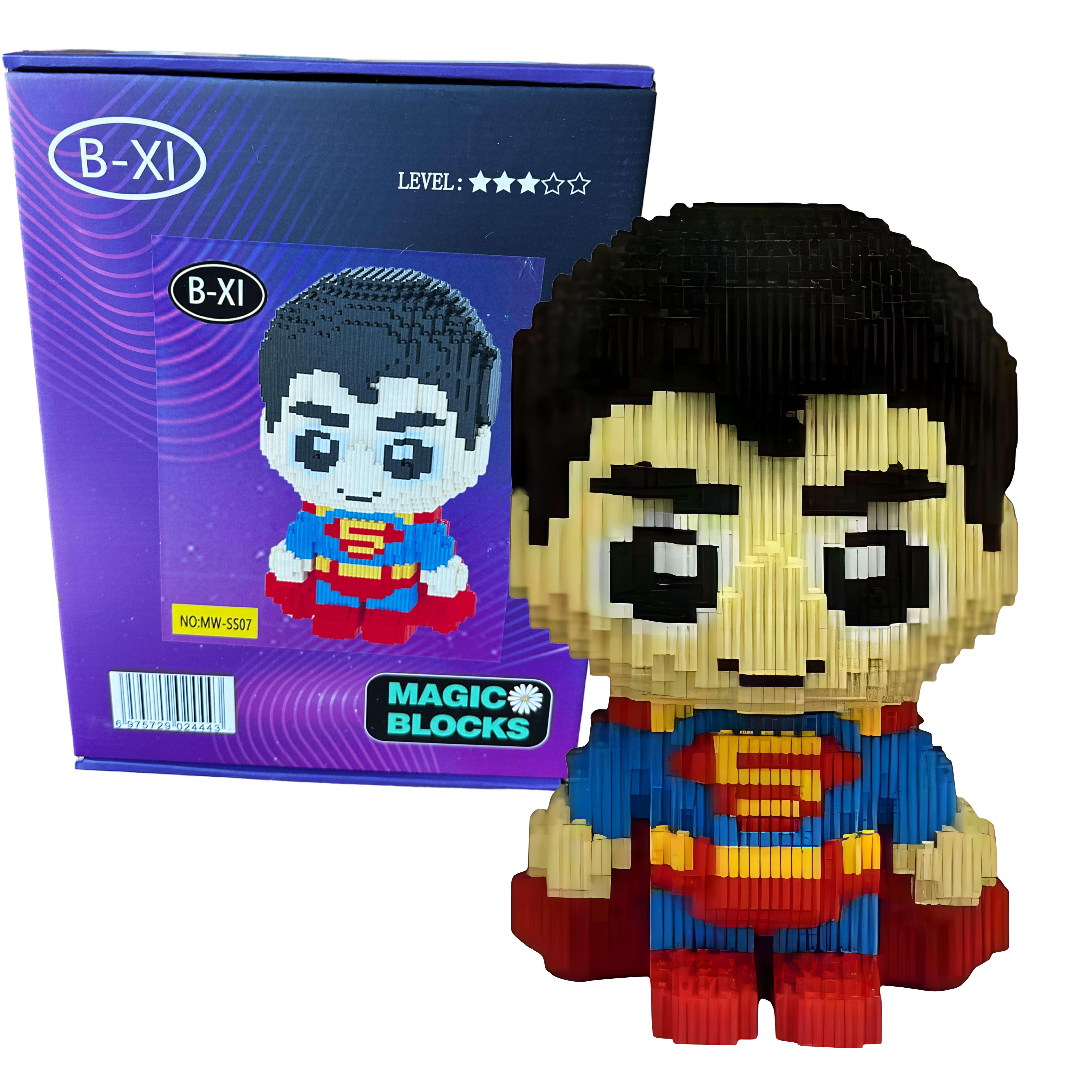 Конструктор Magic Blocks Супермэн 3489 дет. (MW-SS07)