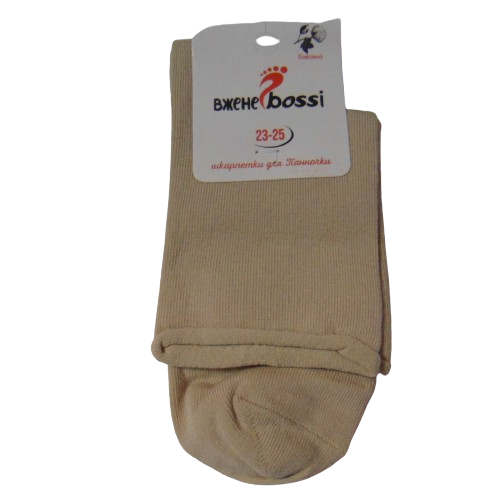 Носки без резинки Вжене bossi р. 23-25 ​​Бежевый (2277038060)