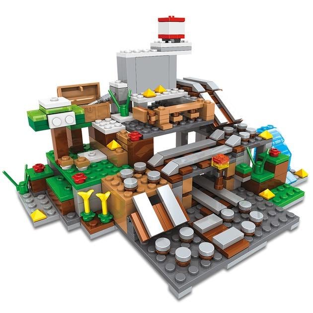 Конструктор Minecraft Большой горный пещерный лифт 437 дет.