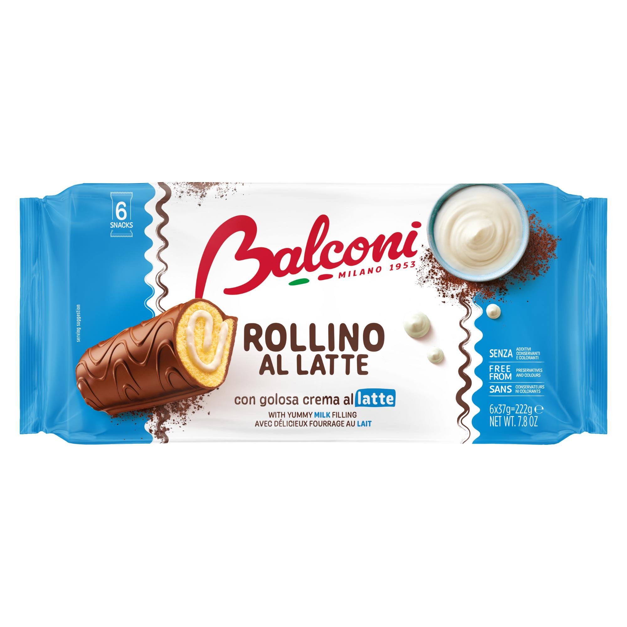 Рулет BALCONI ROLLINO латте 222 г (26591592)