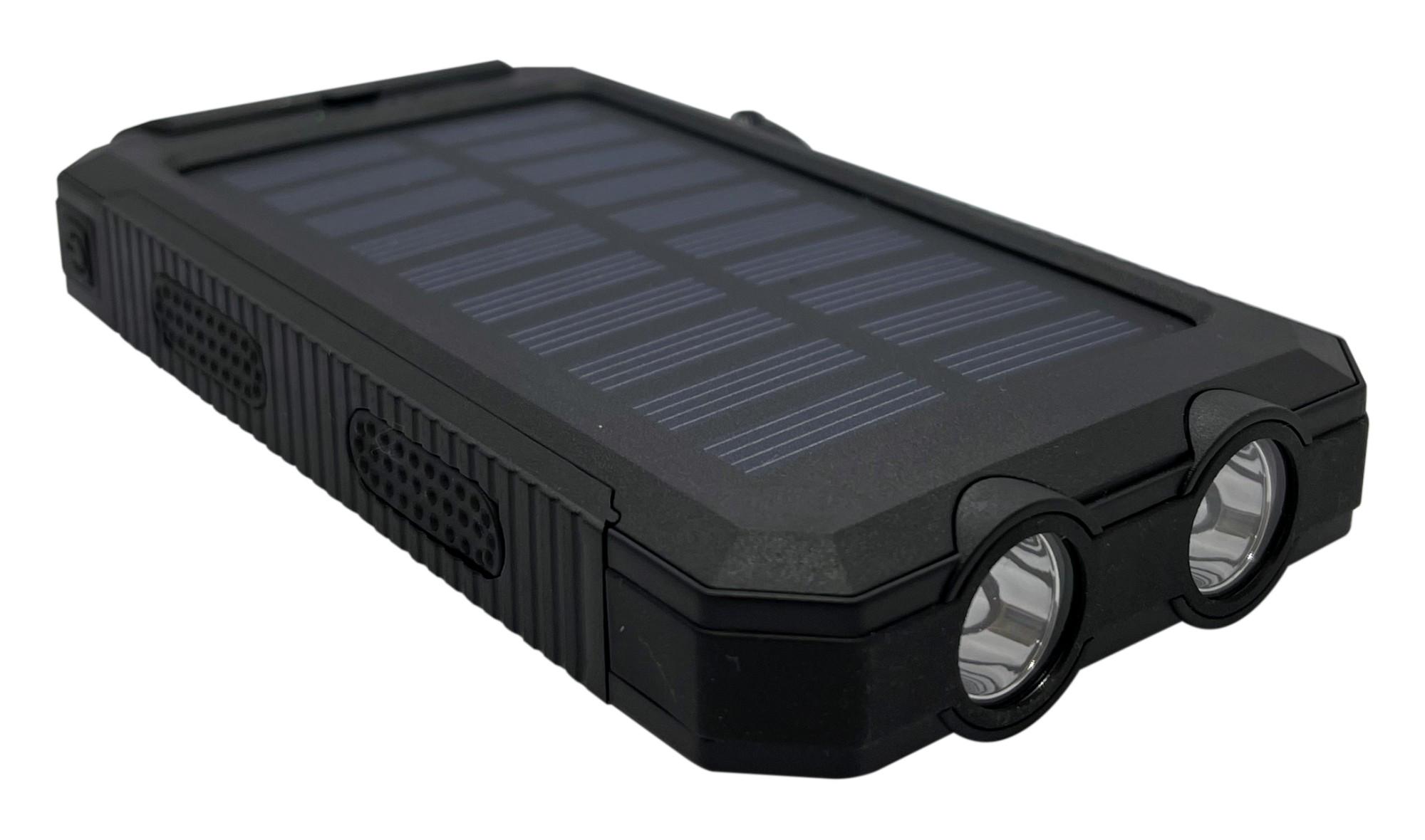 Повербанк XON PowerBank SolarCharge TC1S 10000 mAh Black (5060948063258) - фото 5 Повербанк XON PowerBank SolarCharge TC1S 10000 mAh Black (5060948063258) - фото 5