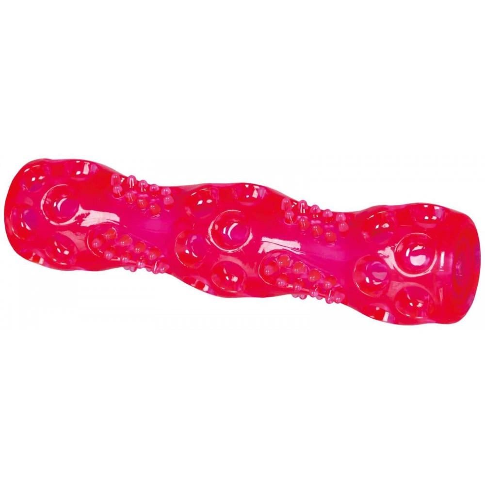Игрушка для собак Trixie Палочка с пискавкой 18 см Розовый (4011905336534)