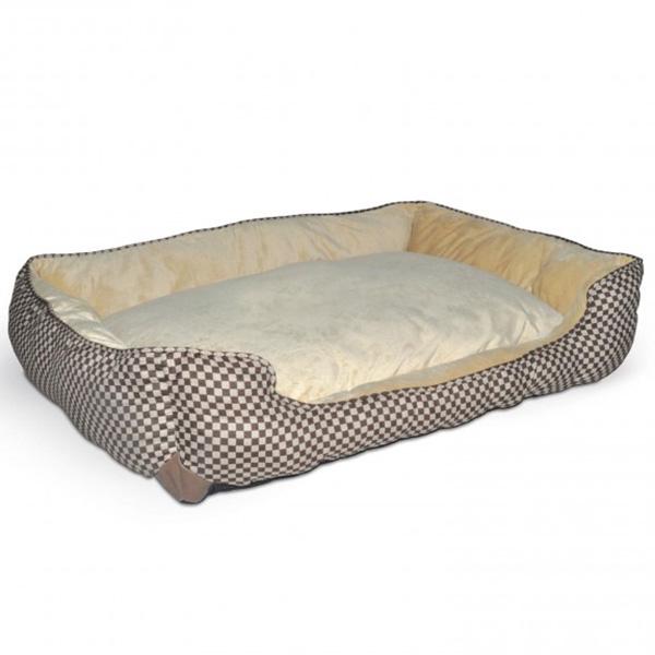 Лежак самозігріваючий для собак і котів K&H Self-Warming Lounge Sleeper Коричневий (3164)