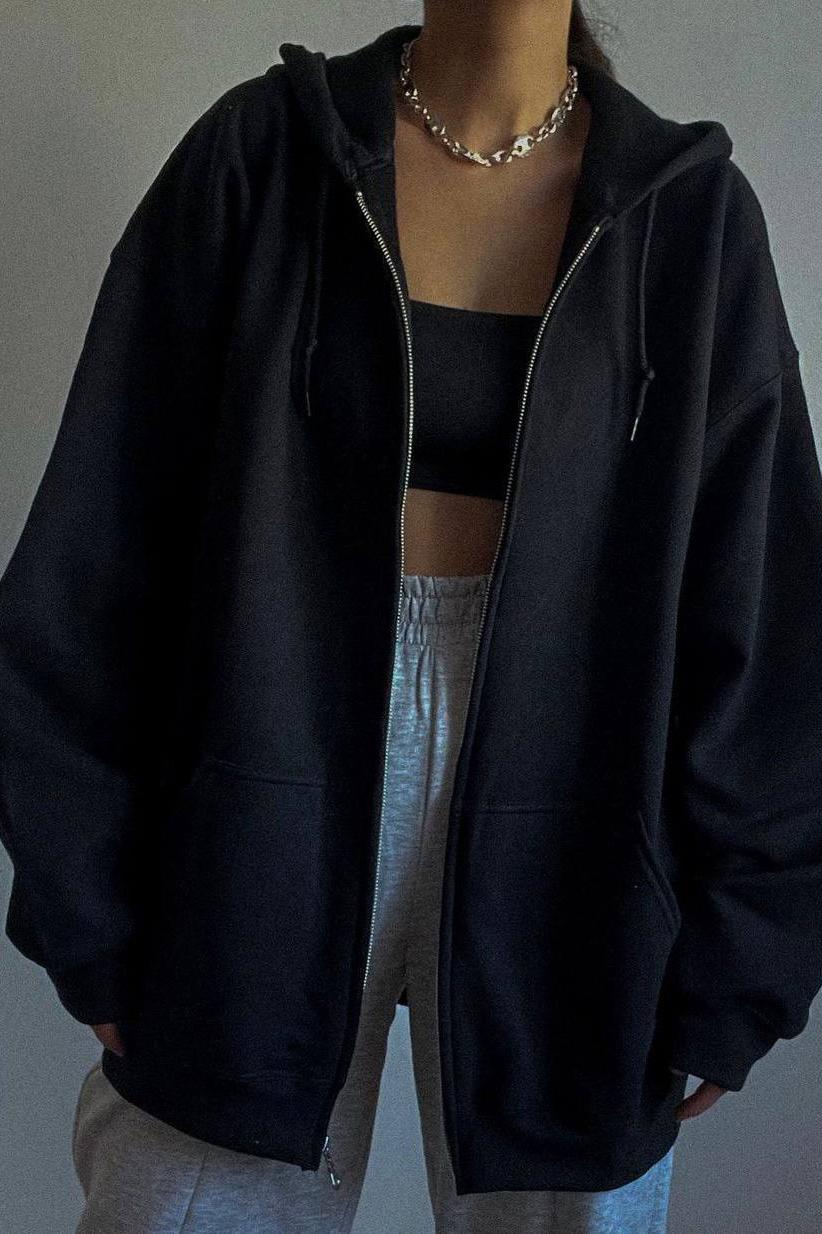 Кофта спортивна жіноча на флісі S-L Чорний (186897) Кофта спортивна жіноча на флісі S-L Чорний (186897)