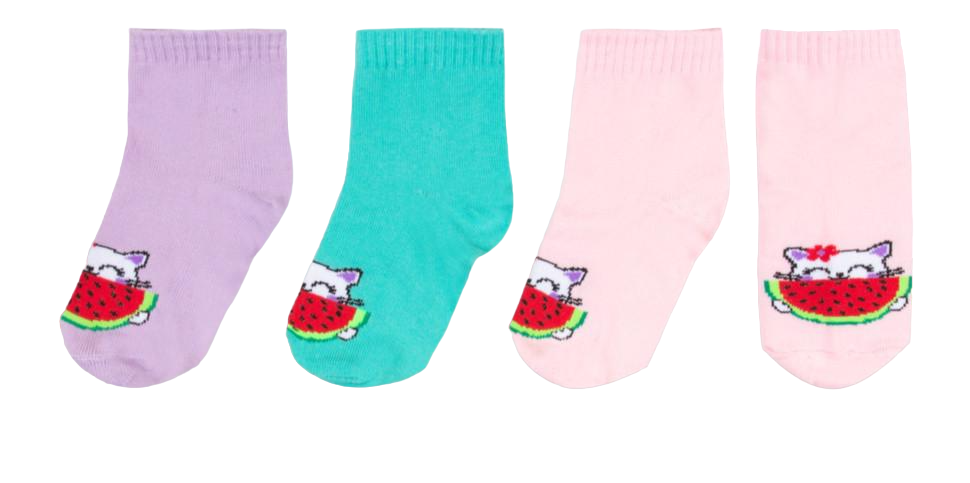 Носки детские хлопковые демисезонные для девочки Gabbi NSD-330 р. 12-14 6 пар (90330)