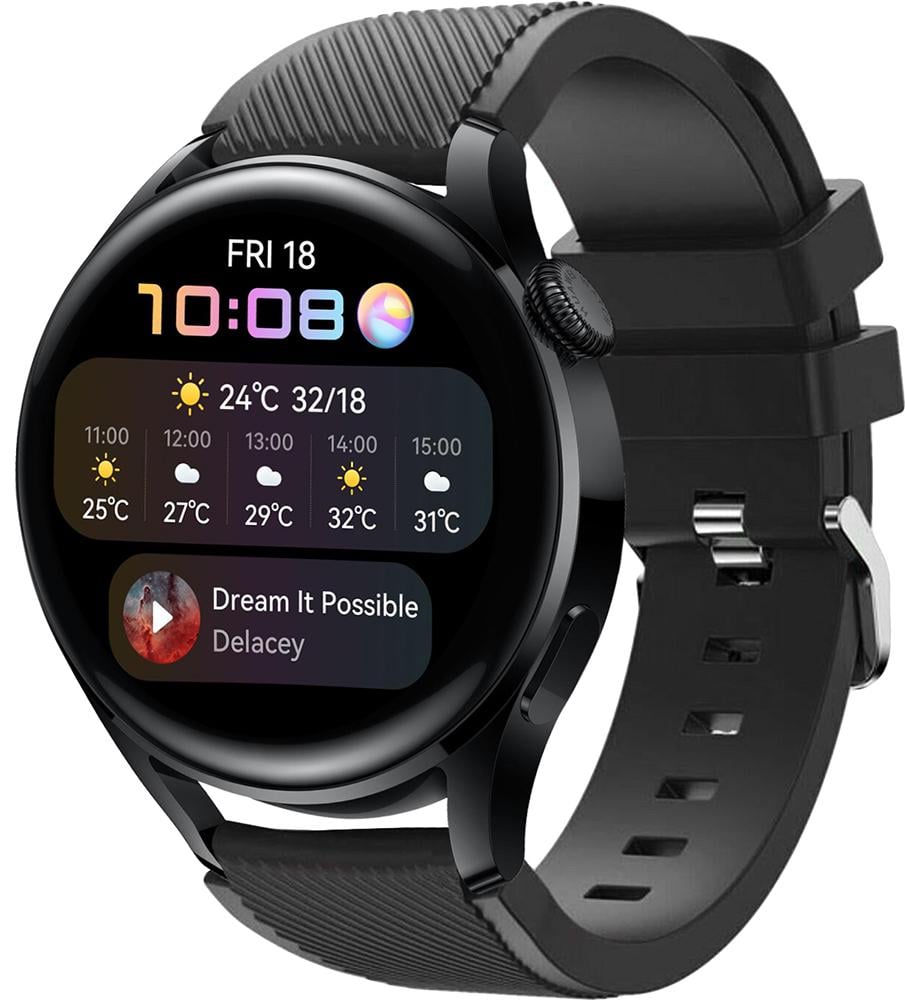 Ремешок Cross для Huawei Watch 3 22 мм Black (22529-2B)