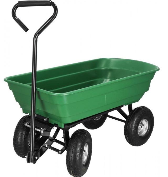 Тележка садовая тележка Siker TC2145 4-колесный 55 л 200 кг Зеленый (2745863536) - фото 3 Тележка садовая тележка Siker TC2145 4-колесный 55 л 200 кг Зеленый (2745863536) - фото 3
