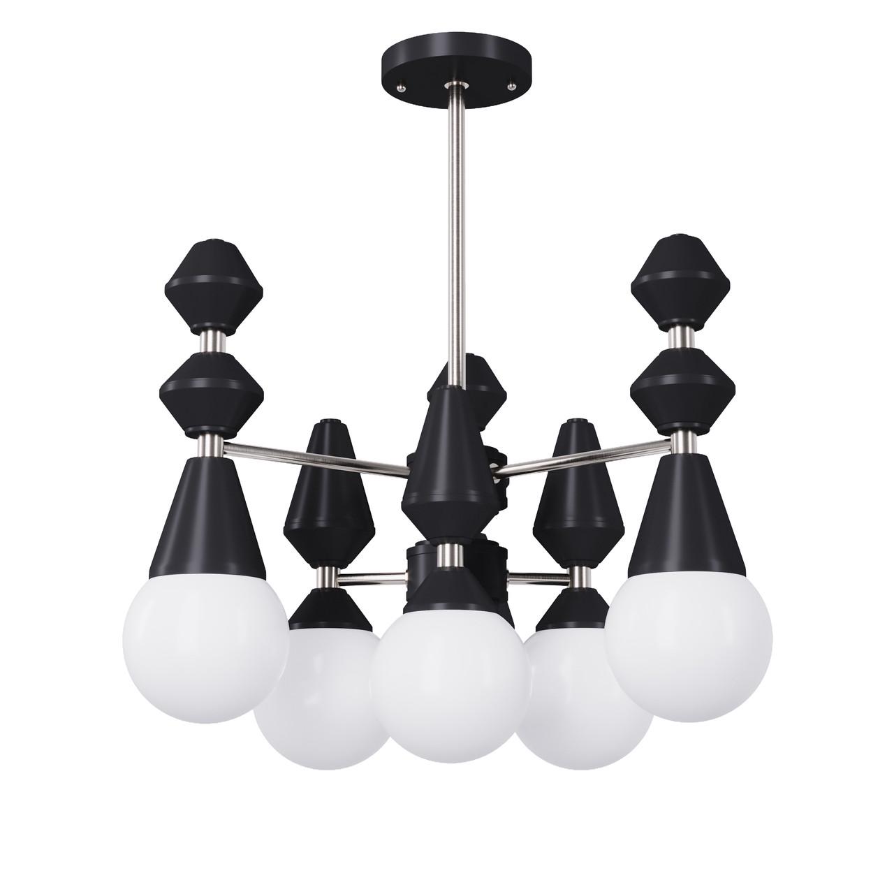 Люстра Pikart Lights Dome V6 5112 Серебряный/Черный (1692309050)
