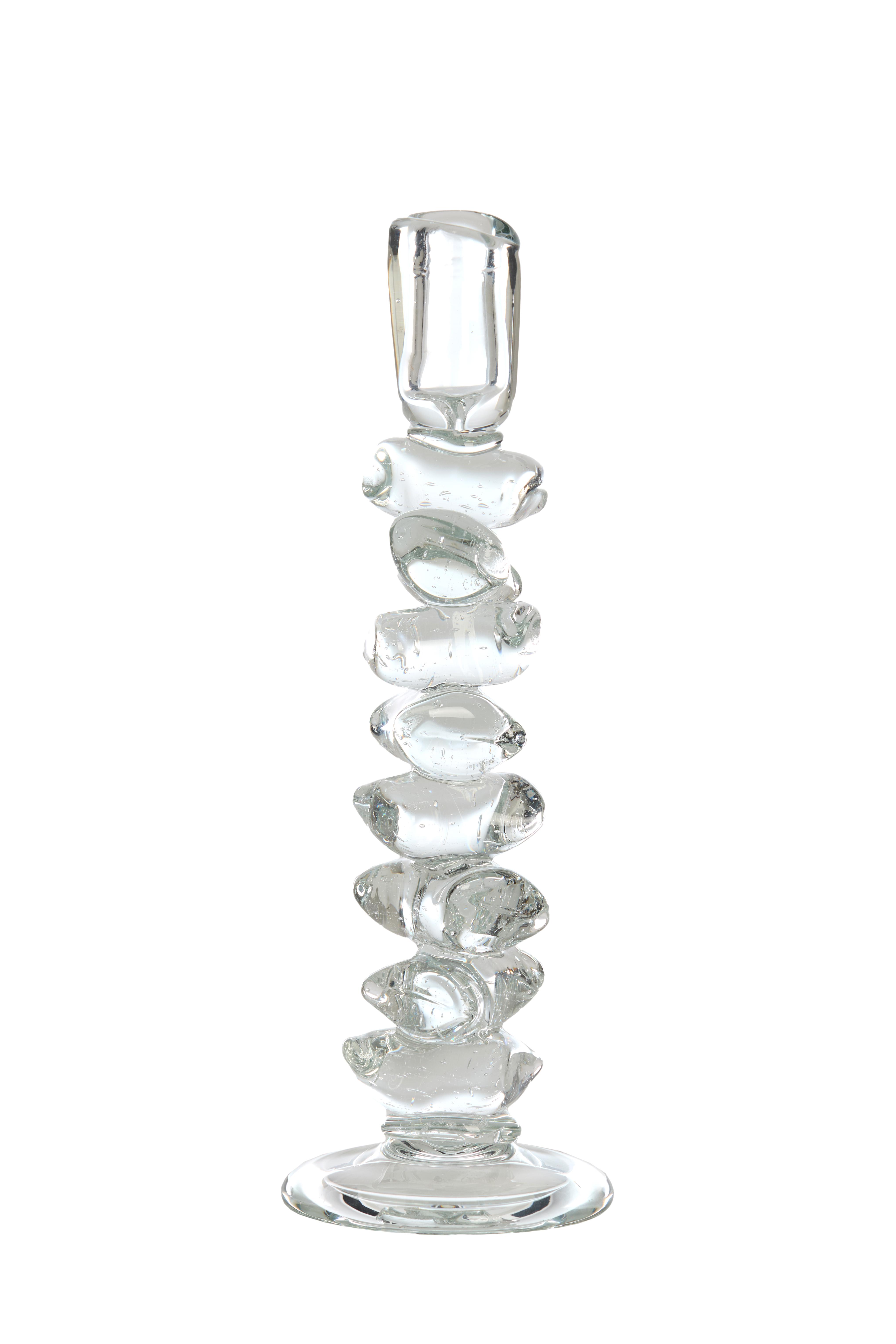 Подсвечник Light&Living стеклянный фигурный 34 см