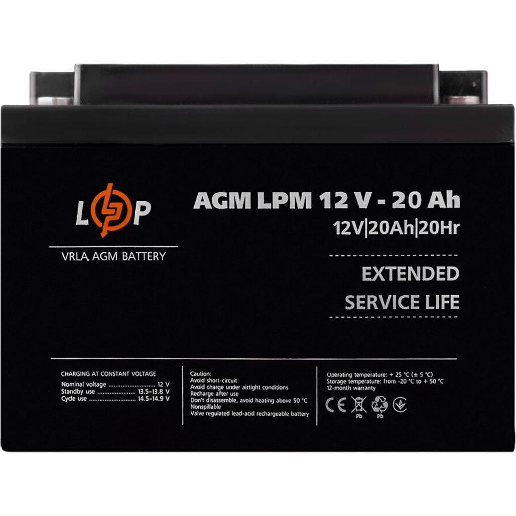 Аккумулятор для ИБП LogicPower AGM LPM 12V/20 Ah (22882)