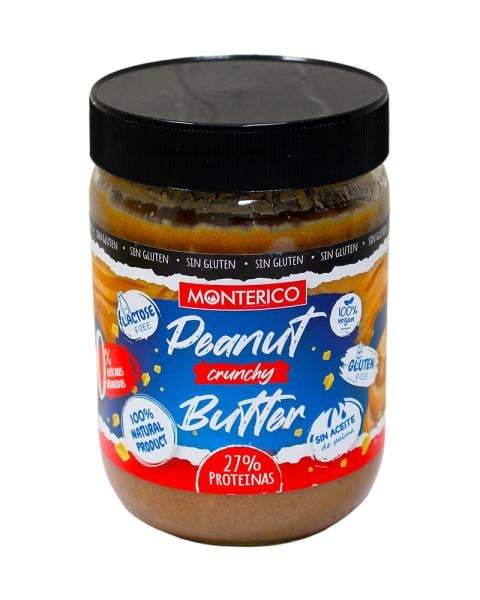 Арахісова паста хрумка без цукру Веган Monterico Peanut Butter Crunchy 0% Azucares 500 г (13353593) Арахісова паста хрумка без цукру Веган Monterico Peanut Butter Crunchy 0% Azucares 500 г (13353593)
