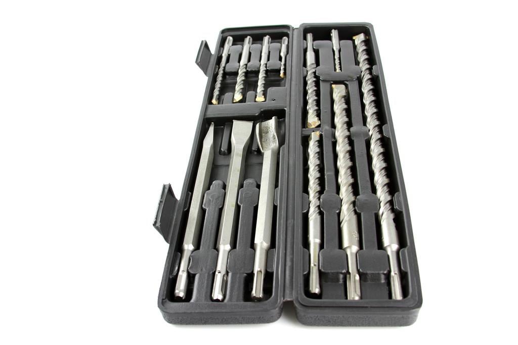 Комплект свердел і зубил MAR-POL M23585 S4 чьотиригранний 12 од. - фото 5 Комплект свердел і зубил MAR-POL M23585 S4 чьотиригранний 12 од. - фото 5