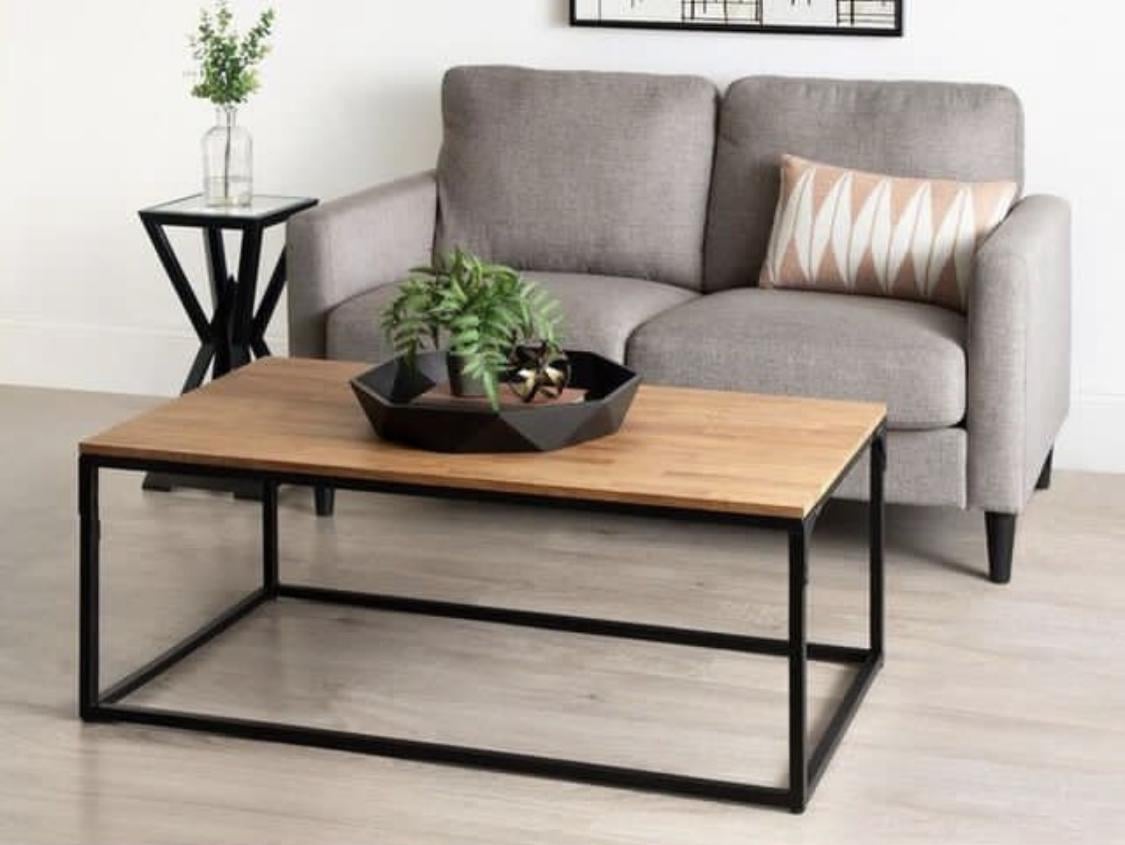 Журнальный стол из металла и ЛДСП TG05-ML 450х1100х600 мм