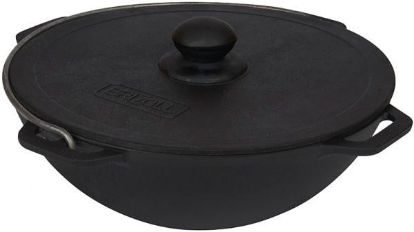 Котел азіатський чавунний з чавунною кришкою Brizoll Азия КА12-1 94213 12 л (NA000057)