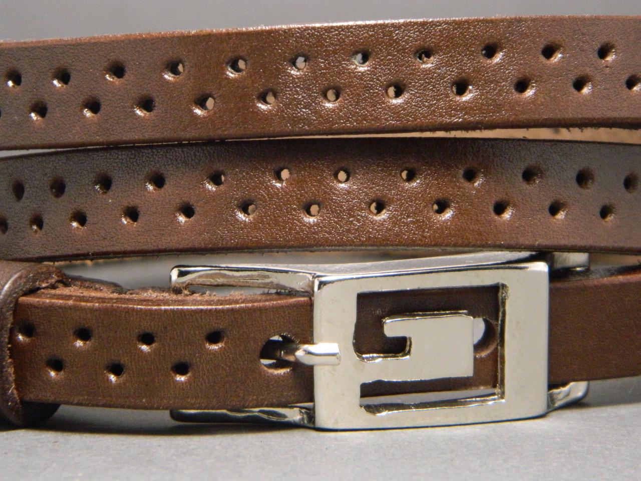 Ремень женский кожаный Svetlana Zubko 3F15226 Коричневый - фото 2 Ремень женский кожаный Svetlana Zubko 3F15226 Коричневый - фото 2