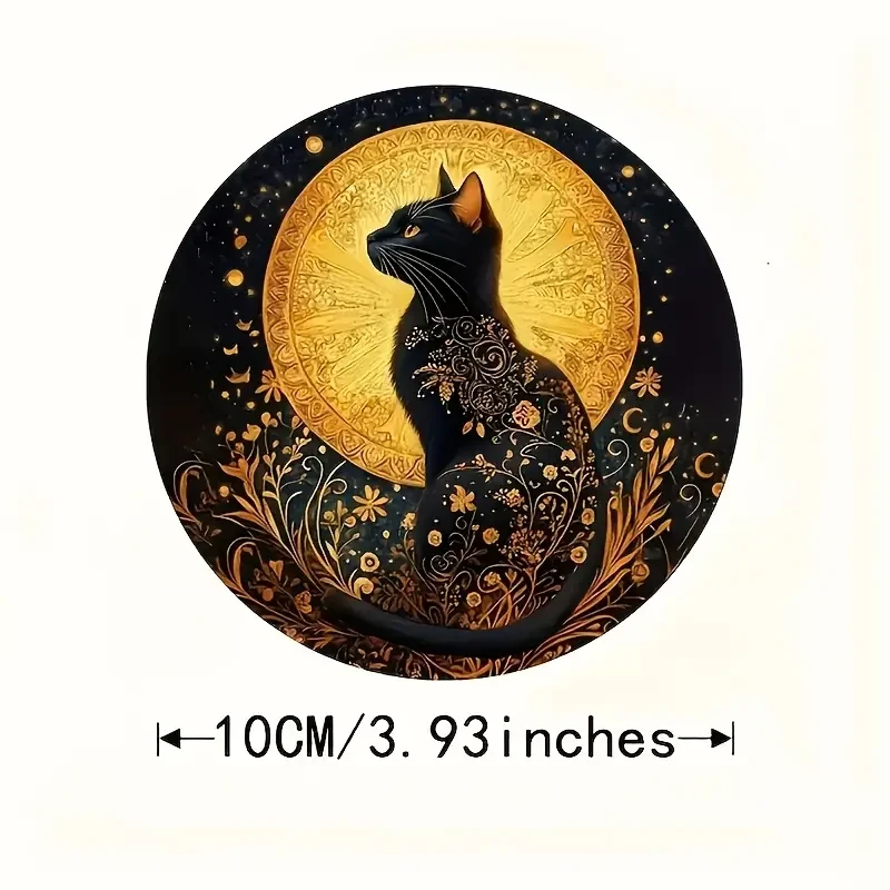 Набор деревянных подставок под чашки Черные кошки 6 шт. - фото 2 Набор деревянных подставок под чашки Черные кошки 6 шт. - фото 2