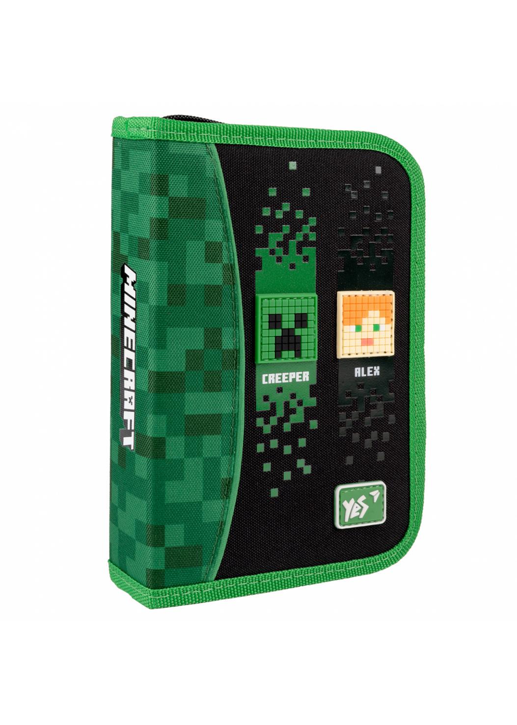 Пенал твердый одинарный без клапана YES Minecraft HP-02 (533614)