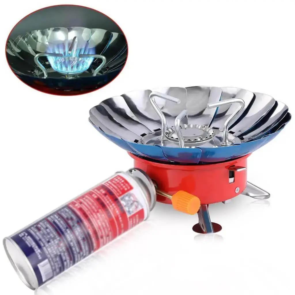 Газовий пальник Moonhill Windproof Camping stove CS-102 з чохлом (ULT-6046151) - фото 4