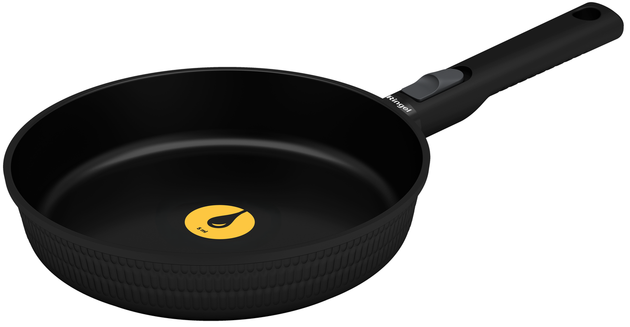 Сковорода Ringel Grey Line алюминиевая со съемной ручкой 24 см (RG-1155-24)