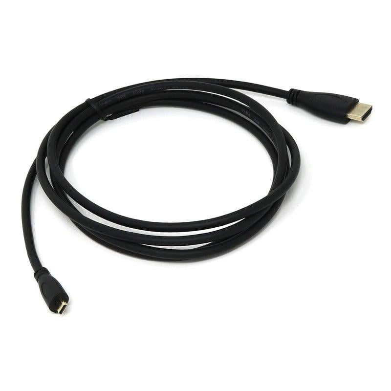 Кабель Micro HDMI-HDMI для Raspberry Pi 4 Model B 2 м Черный (3e4a8d7c) - фото 1 Кабель Micro HDMI-HDMI для Raspberry Pi 4 Model B 2 м Черный (3e4a8d7c) - фото 1