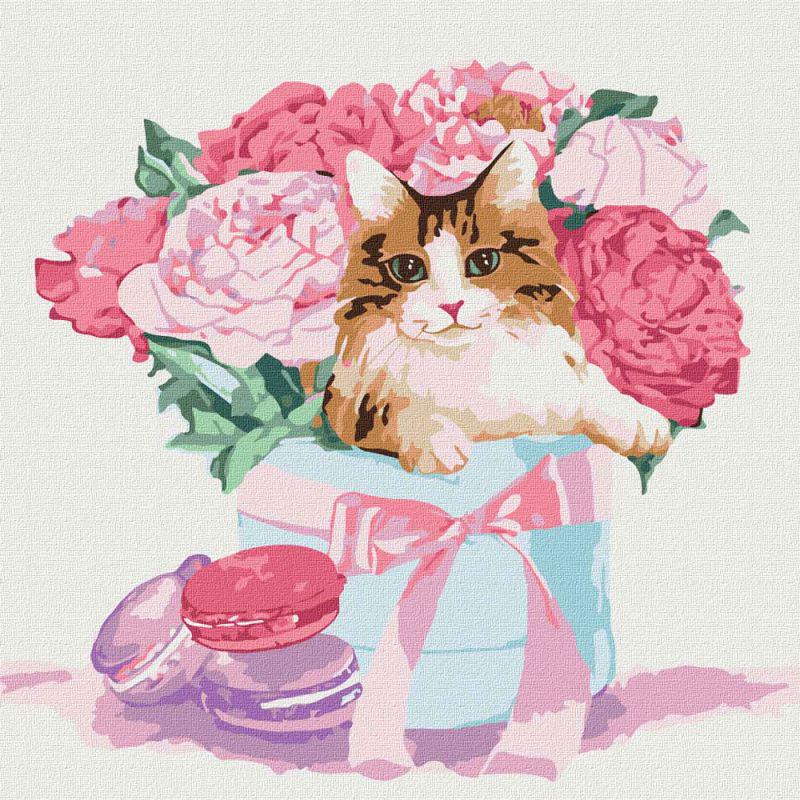 Картина по номерам Идейка Подарок с изюминкой 30х30 см (KHO4173)