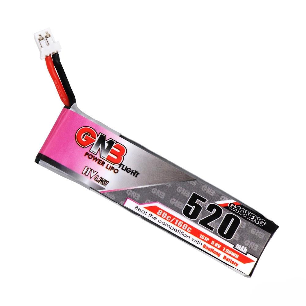 Аккумулятор Gnb для 1s дронов 520 mAh 3,8 V 1S 80C LiPo HV PH2.0 (280520)